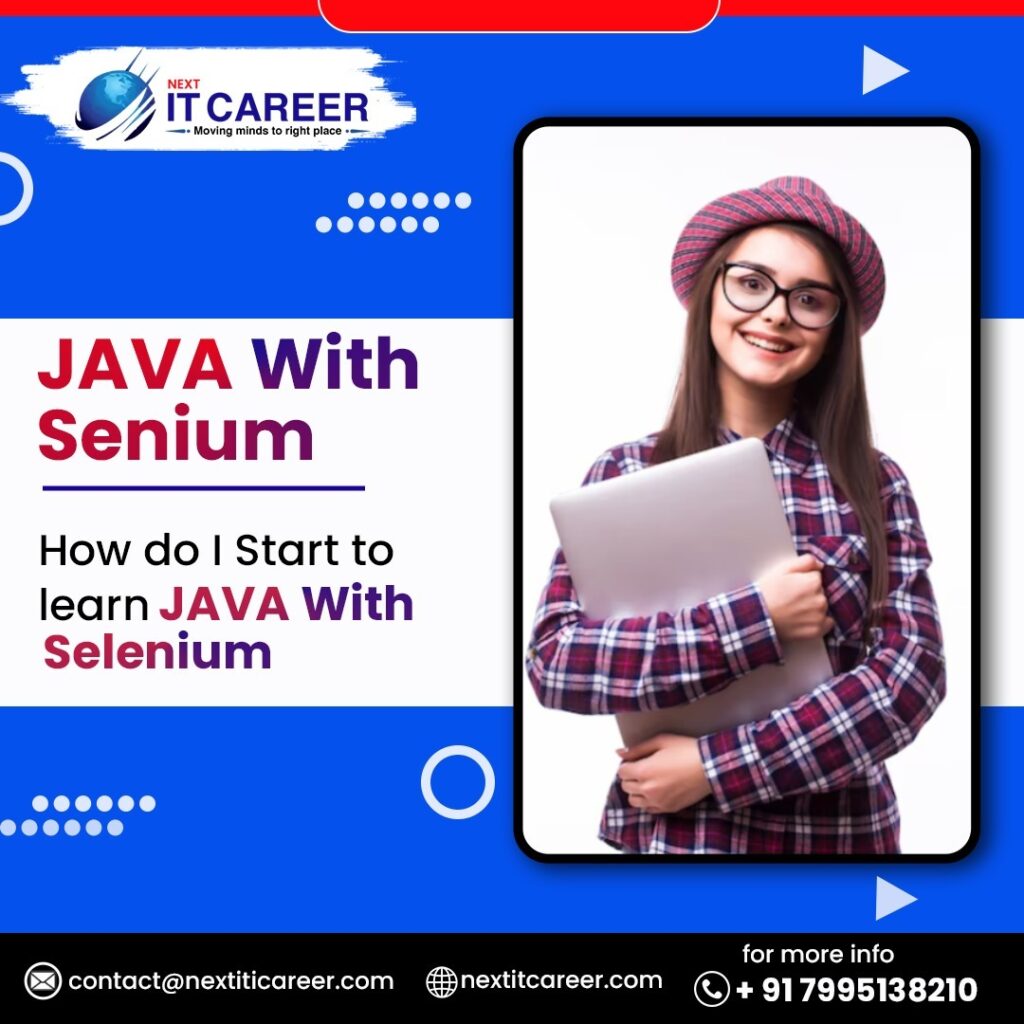 How do I start to learn JAVA with Selenium?
