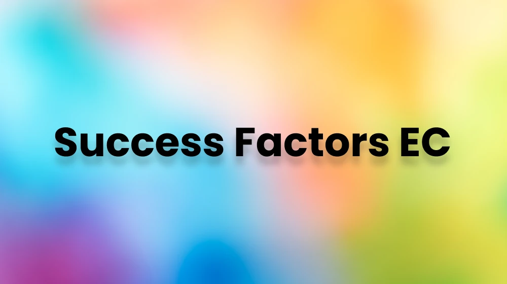 Success Factors EC course