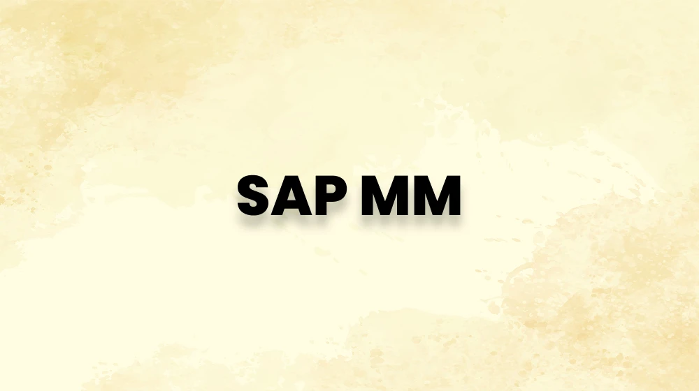 SAP MM course