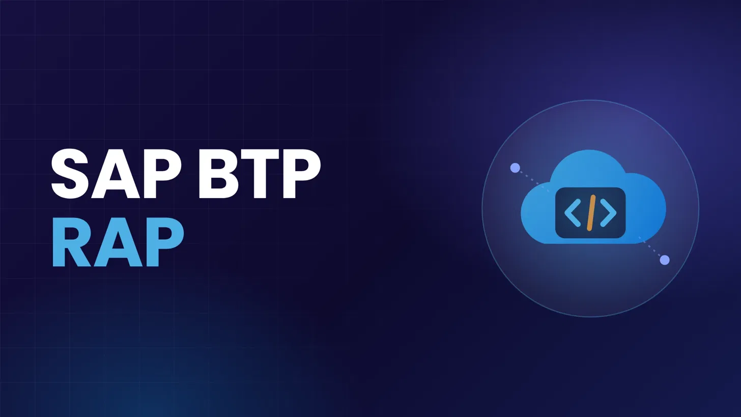 SAP BTP RAP course